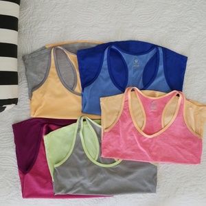 Old Navy Active Semi-Fitted Racerback Tanks M